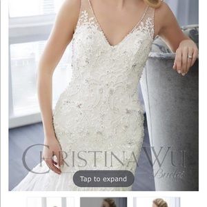 Christina Wu Wedding Gown 16, Ivory, New with tag